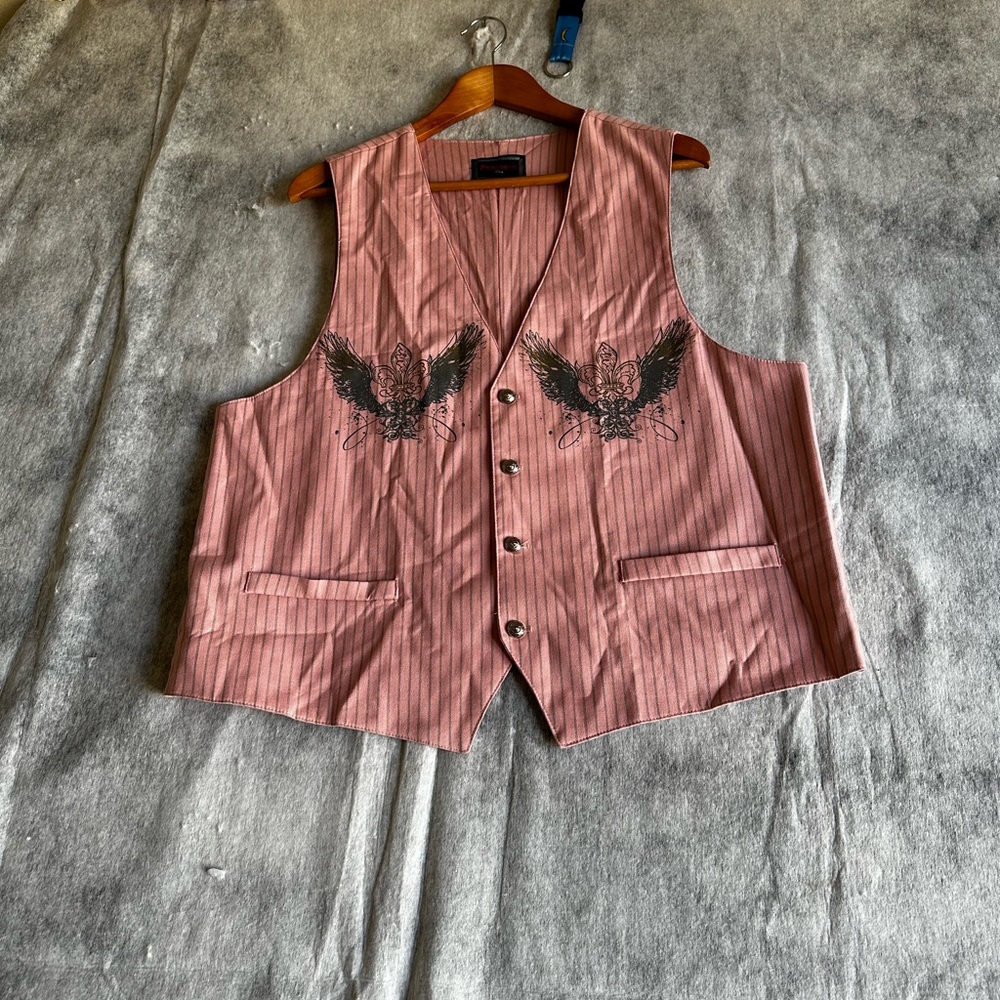 VINTAGE PATRONCITO UNISEX VEST BIKER OR FASHION ENTHUSIASTS SZ XL